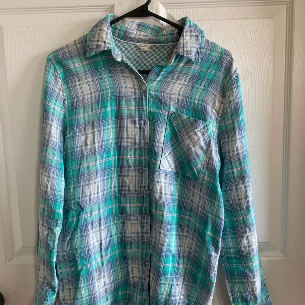 NWOT Blue Aeropostale Flannel !!